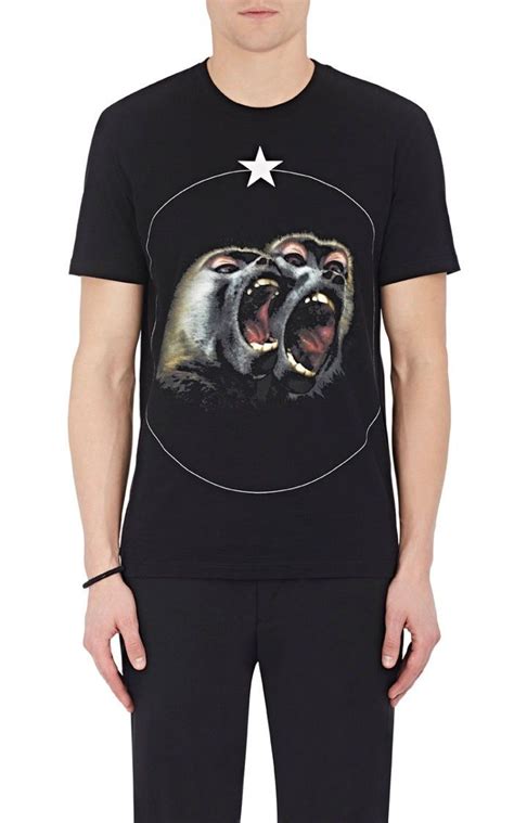 givenchy monkey brothers cuban-fit printed cotton-jersey t-shirt|Givenchy Neiman Marcus Women Accessories.